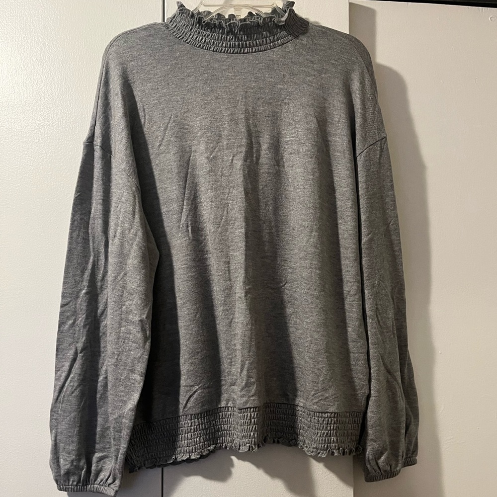 NWOT A New Day gray top